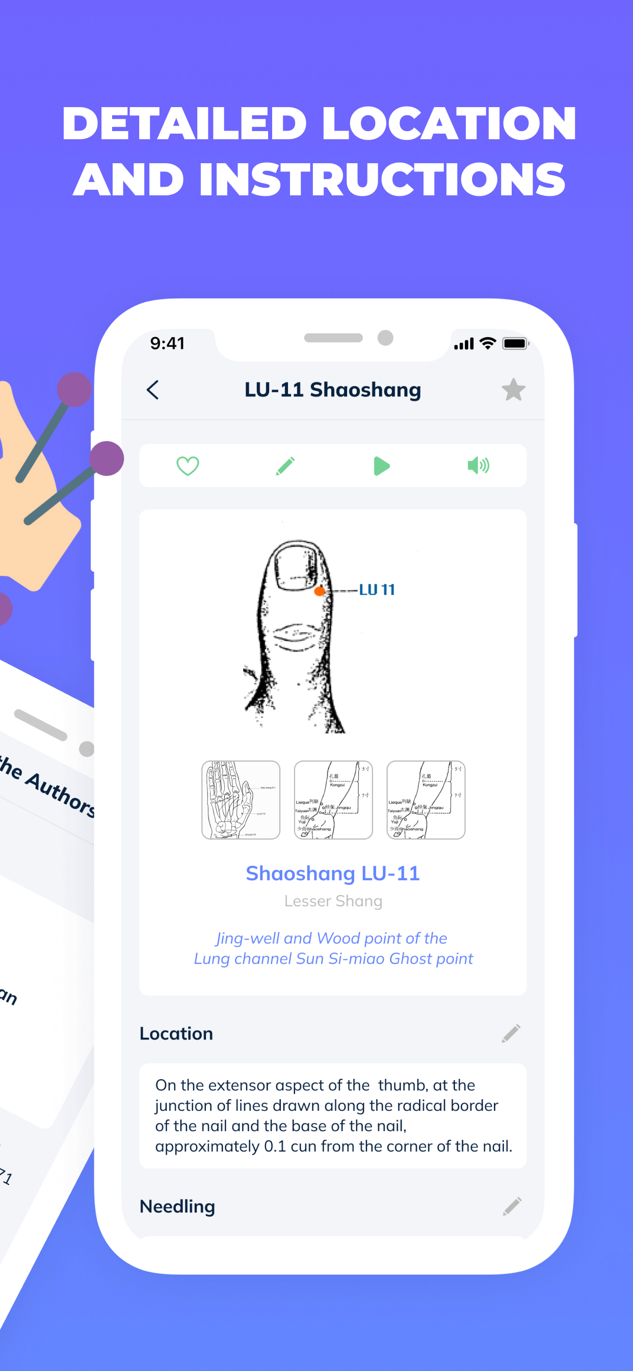 AccuPoint acupuncture app objective