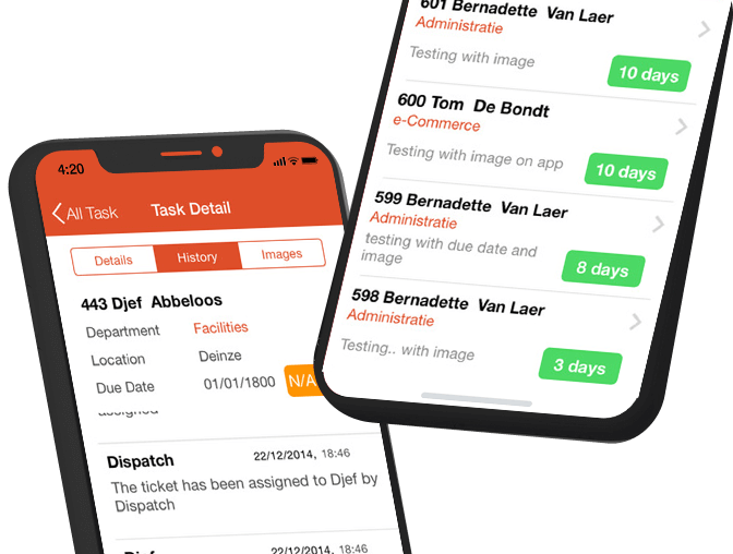 Task management app result