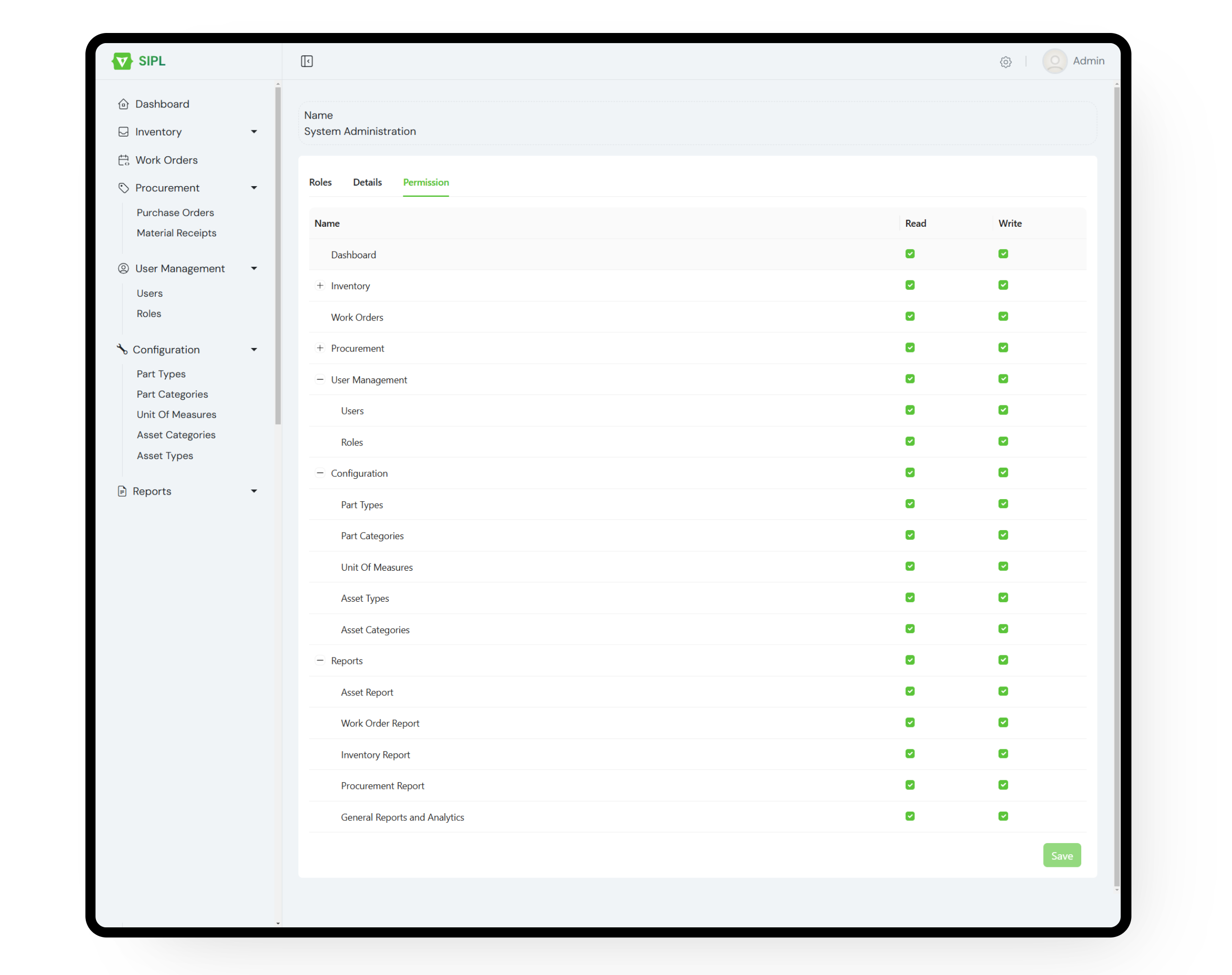 CMMS Role Management