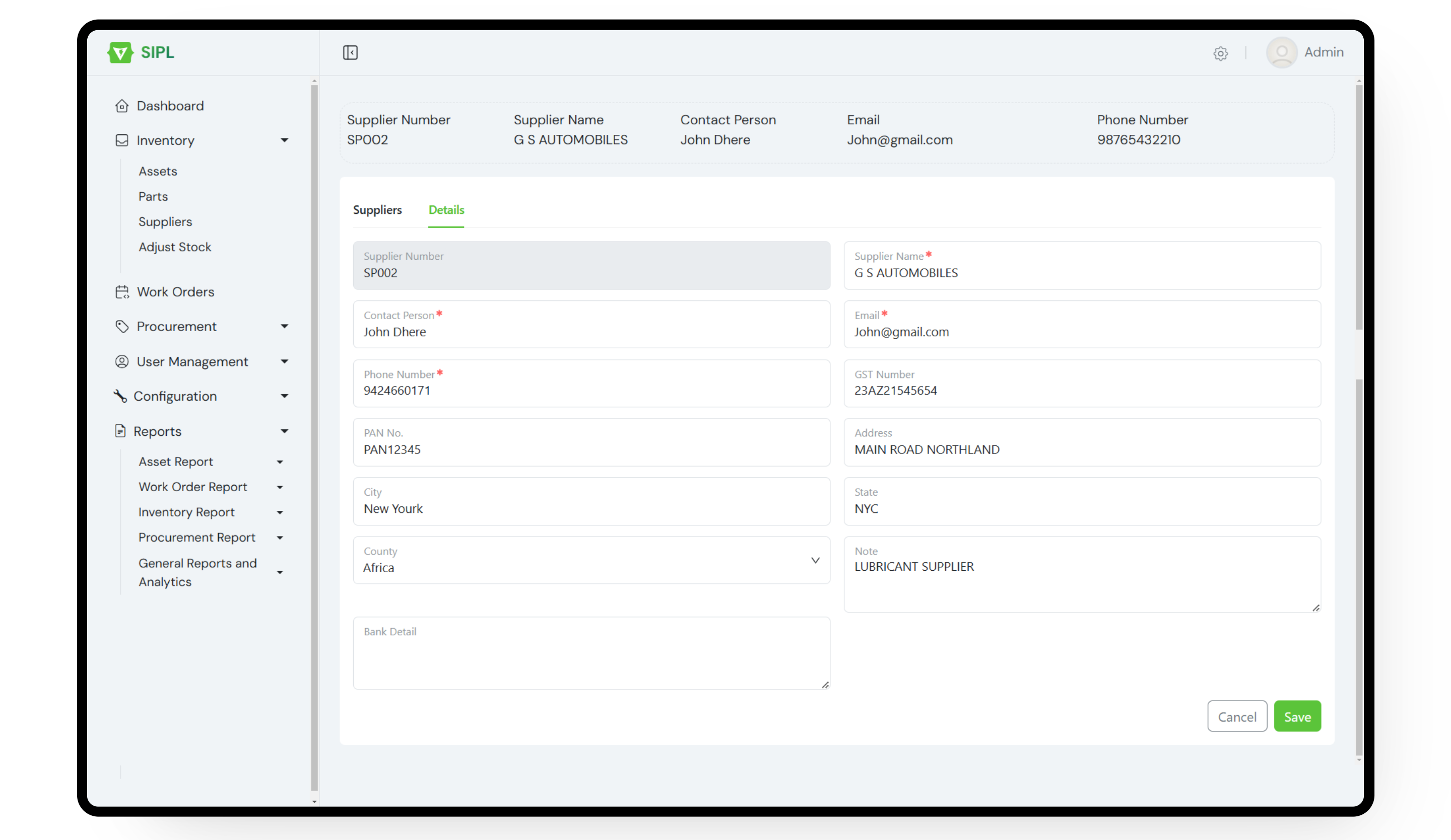 Work Order Management