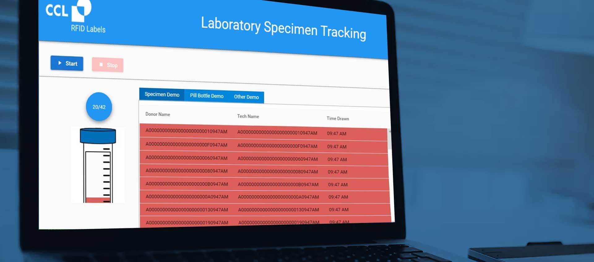 RFID Laboratory Specimen Tracking