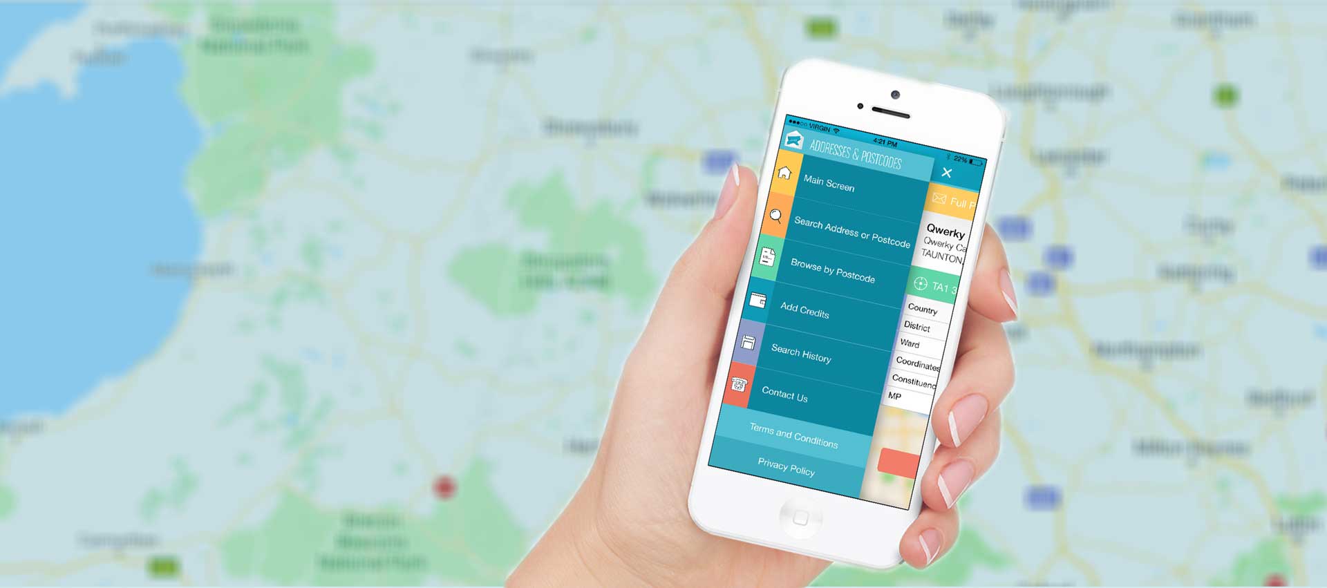 UK Postcode Lookup App