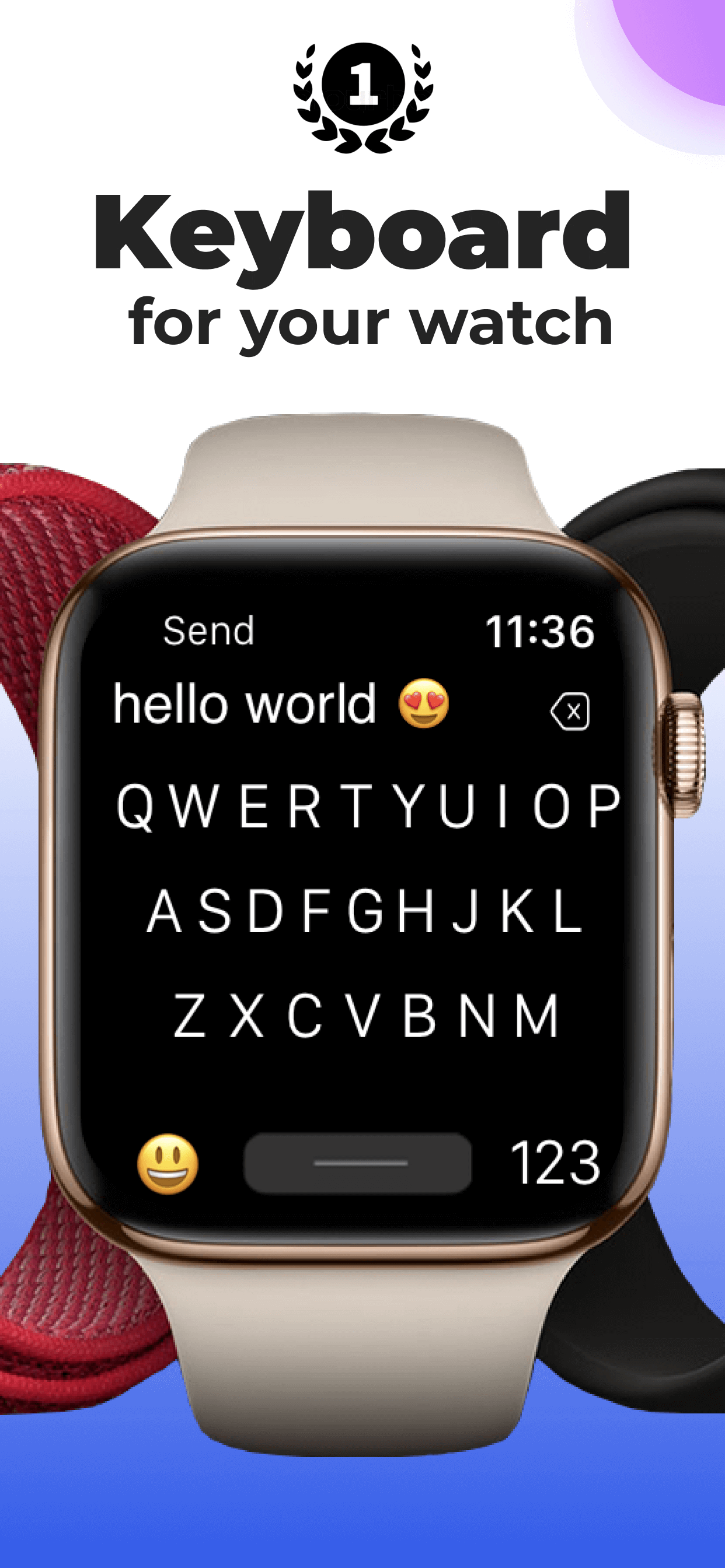 WatchBoard keyboard app result