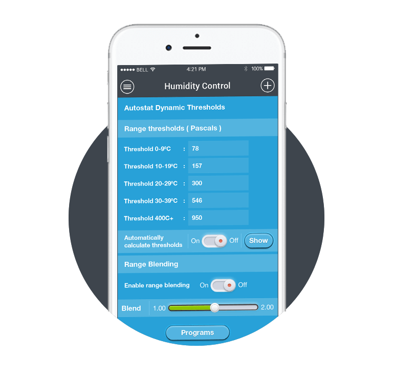 Ventilation products mobile app approach